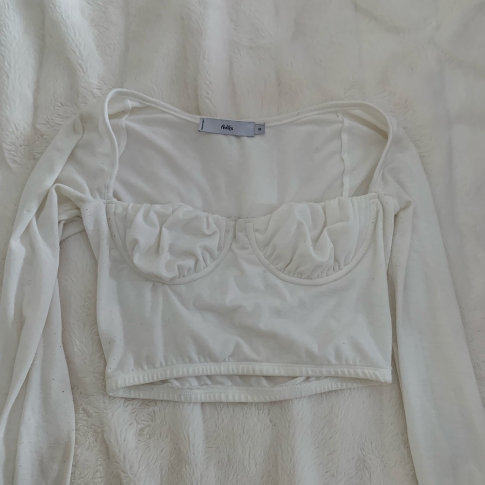 Gorgeous white adika top,